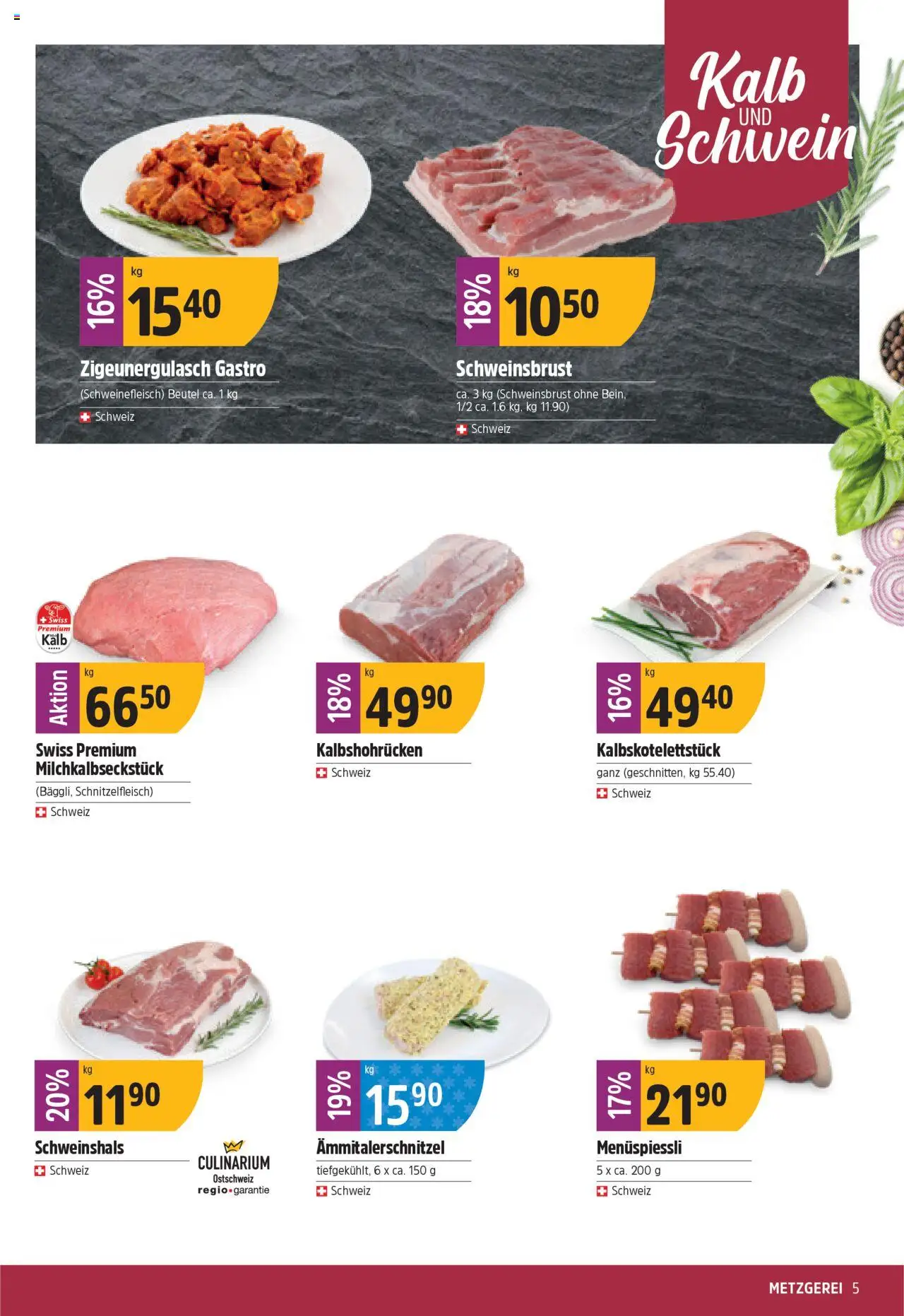 TopCC Aktionen – gültig ab 27.10.2025 | Seite: 5 | Produkte: Schweinefleisch