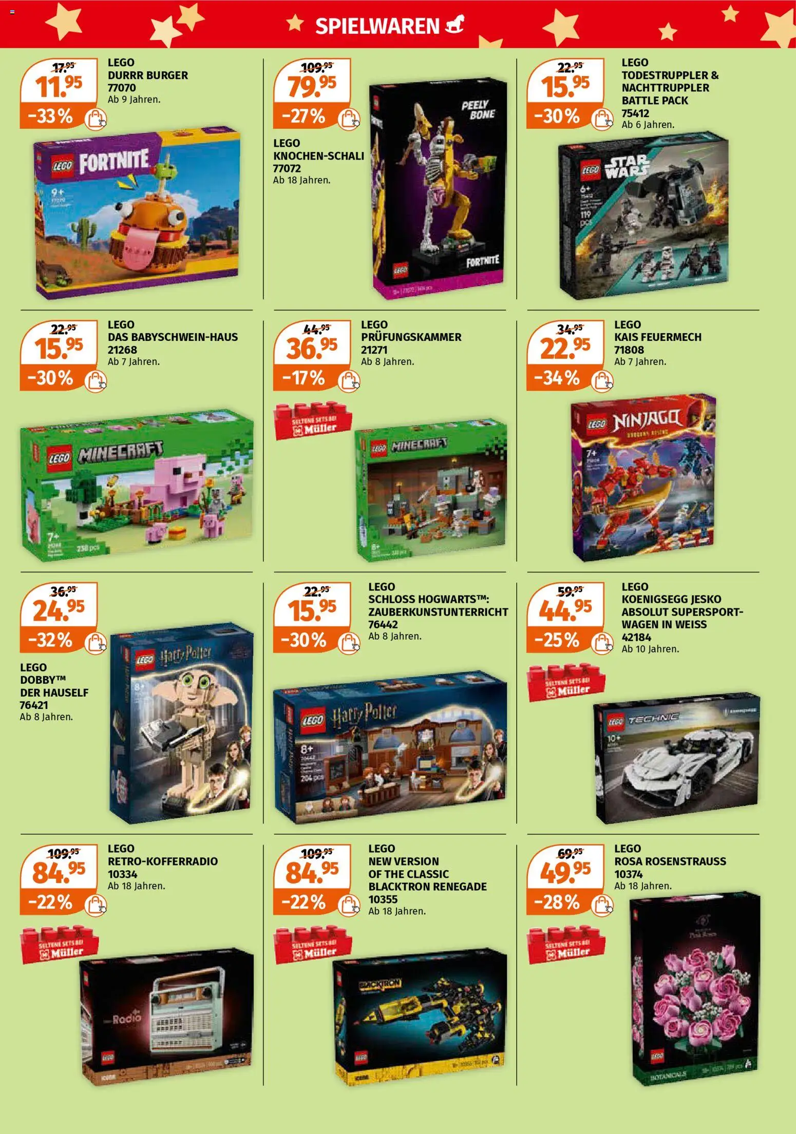 Müller Aktionen Kinder – gültig ab 13.11.2025 | Seite: 7 | Produkte: Burger, Radio