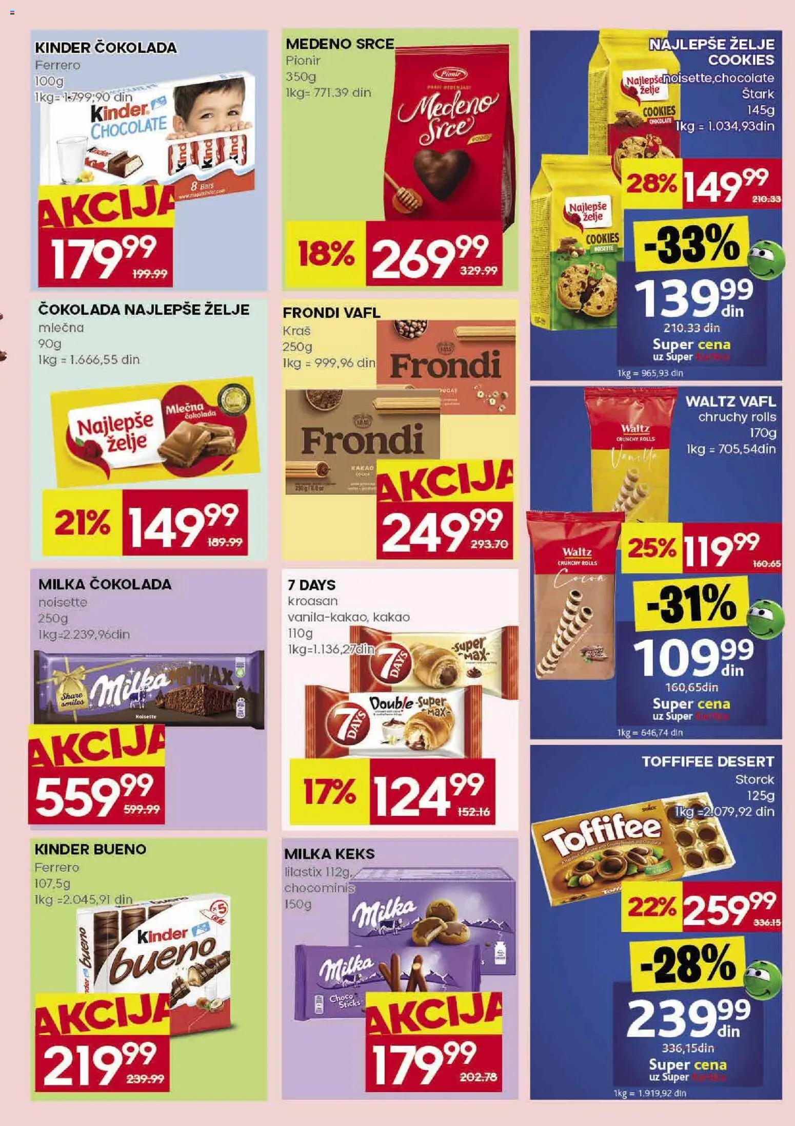 Roda katalog - važi od 23.04.2026 | Strana: 23 | Proizvode: Milka, Keks, Čokolada, Ferrero