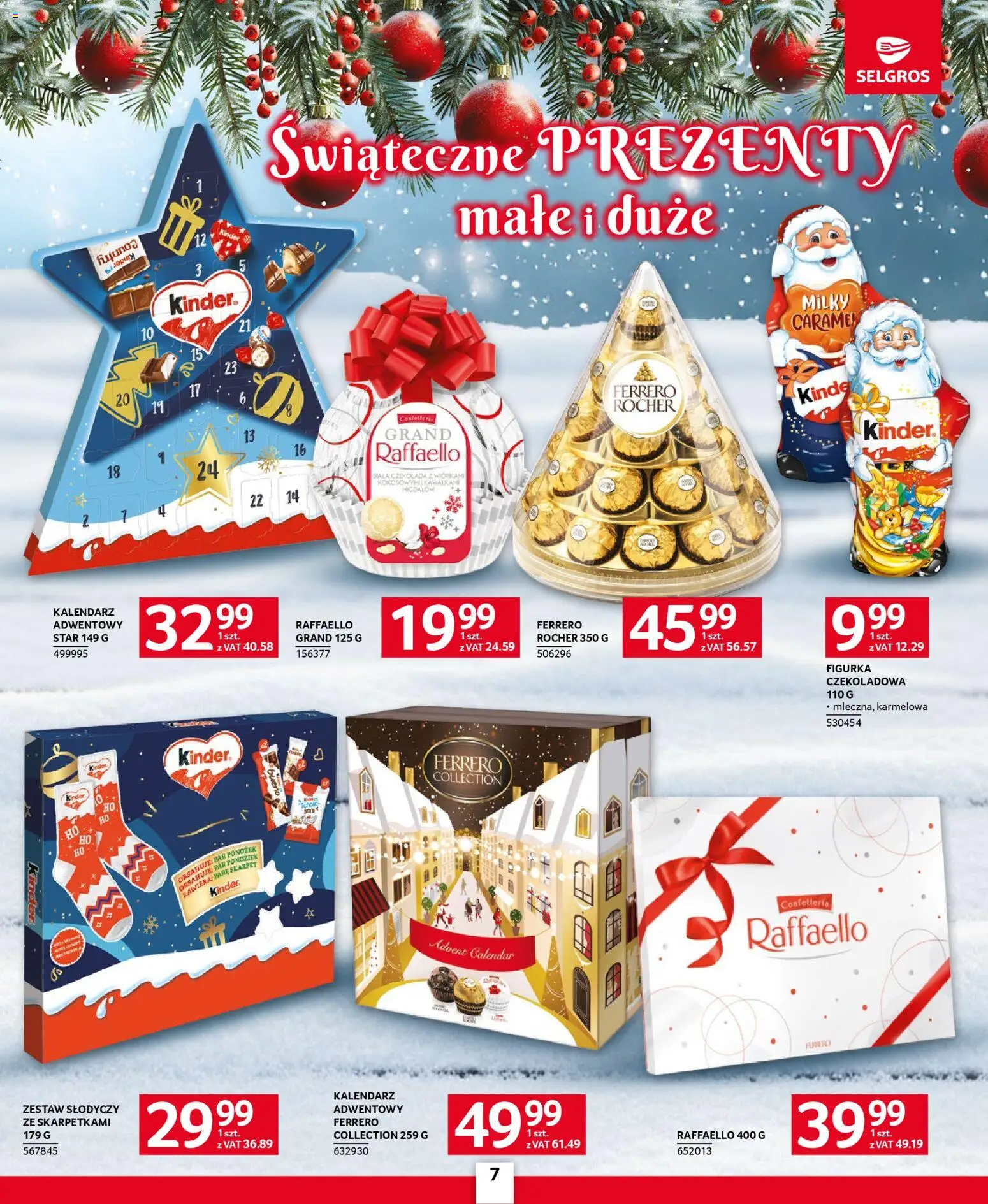 Selgros cash&carry Gazetka - Prezenty od 20.11.2025 | Strona: 7 | Produkty: Czekoladowa, Kalendarz, Czekolada, Ferrero rocher