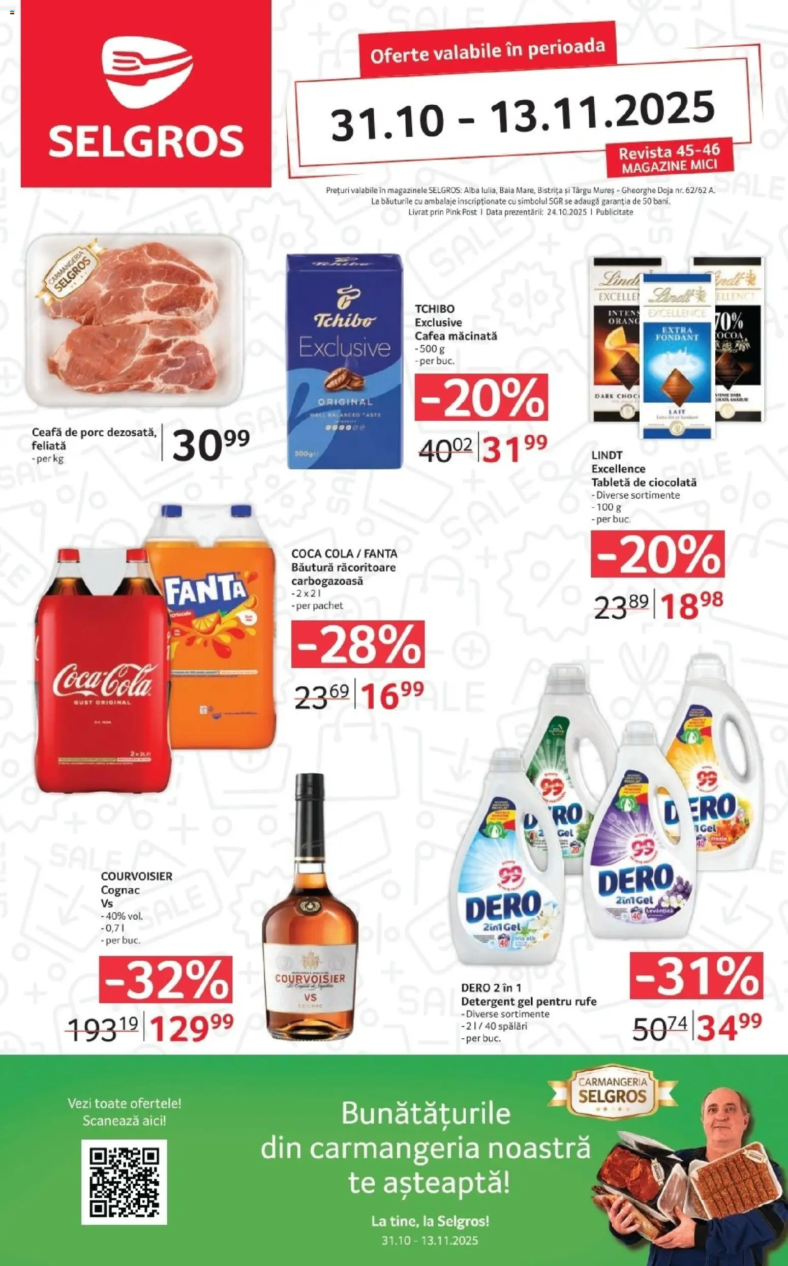 Noul catalog Selgros – valabil de la 31.10.2025 | Pagină: 1 | Produse: Tabletă, Mici, Cafea, Detergent