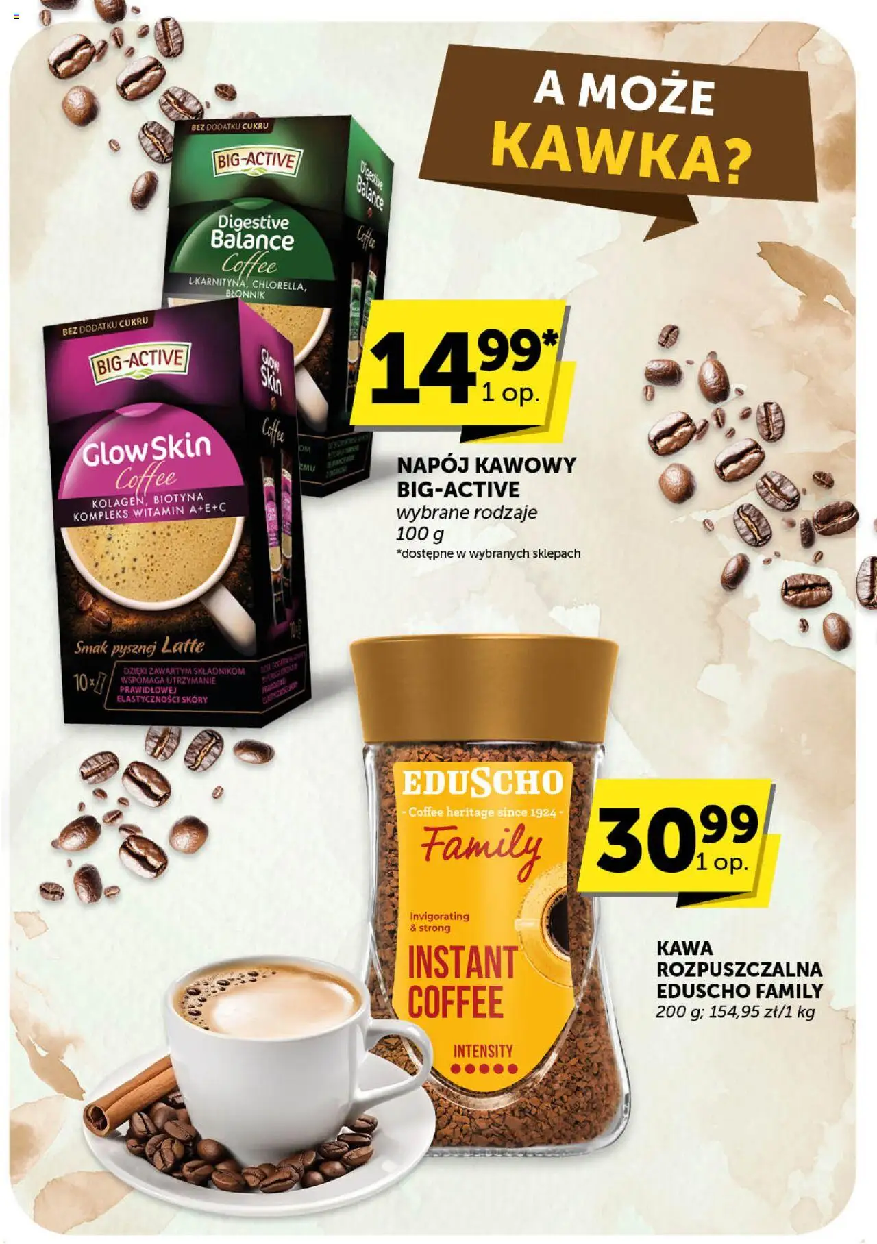 Euro Sklep Gazetka od 16.10.2025 | Strona: 35 | Produkty: Kawa rozpuszczalna, Kawa