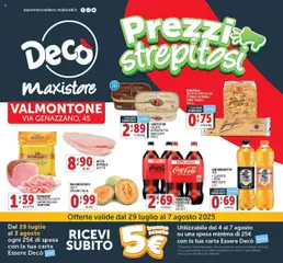 Anteprima del volantino Decò MaxiStore - Valmontone catalogo valido a partire dal 29.07.2025