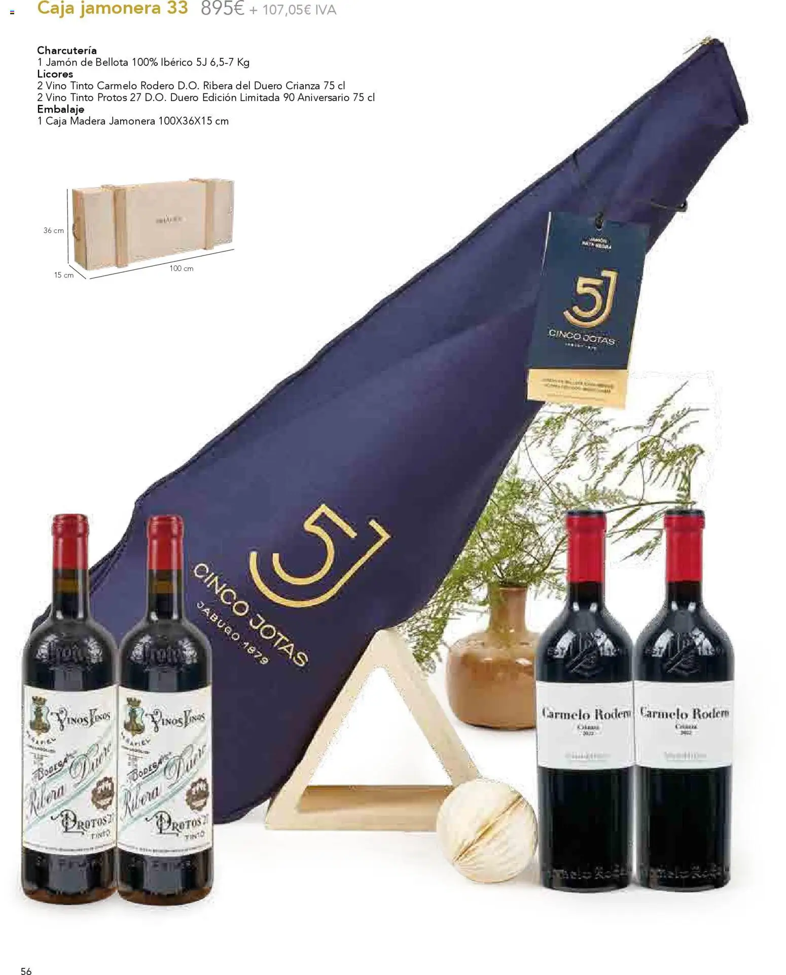 Lupa Supermercados Regalar en Navidad │ válido desde el 03.11.2025 | Página: 58 | Productos: Jamón, Vino, Caja