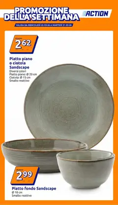 Anteprima del volantino Action volantino valido a partire dal 25.03.2026