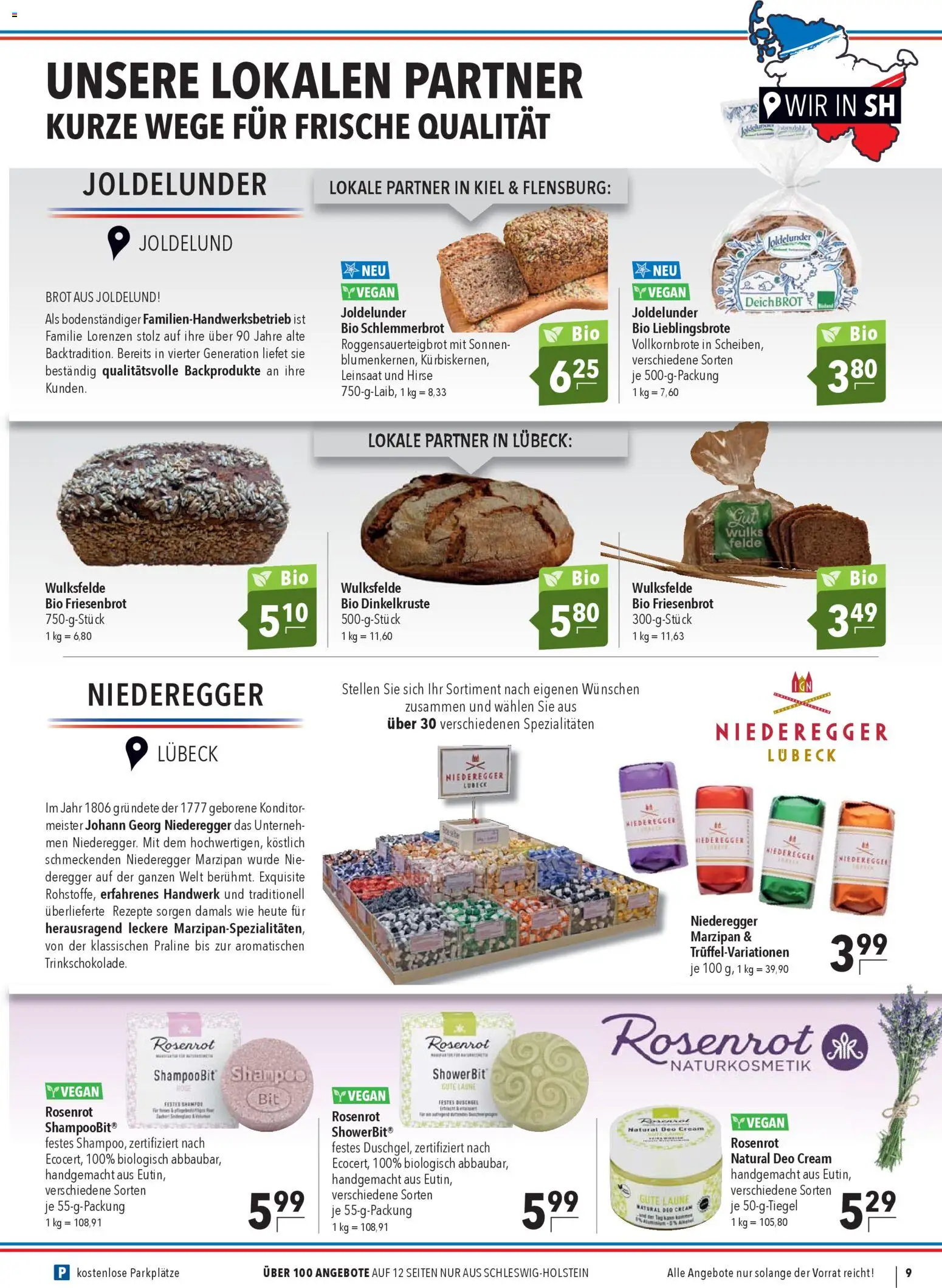 CITTI Markt Wir in Schleswig-Holstein – gültig ab 19.11.2025 | Seite: 9 | Produkte: Shampoo, Brot
