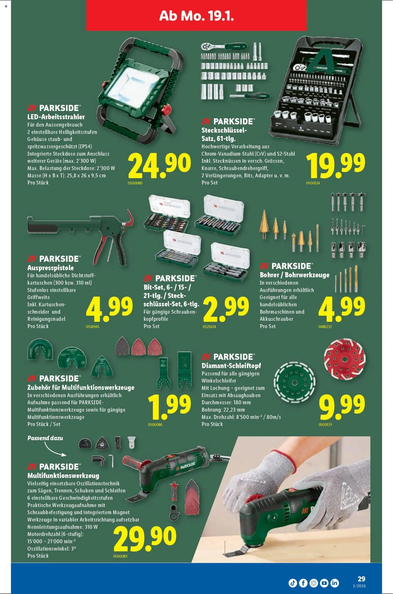 Lidl Aktionen – gültig ab 15.01.2026 | Seite: 29 | Produkte: Steckdose, Adapter