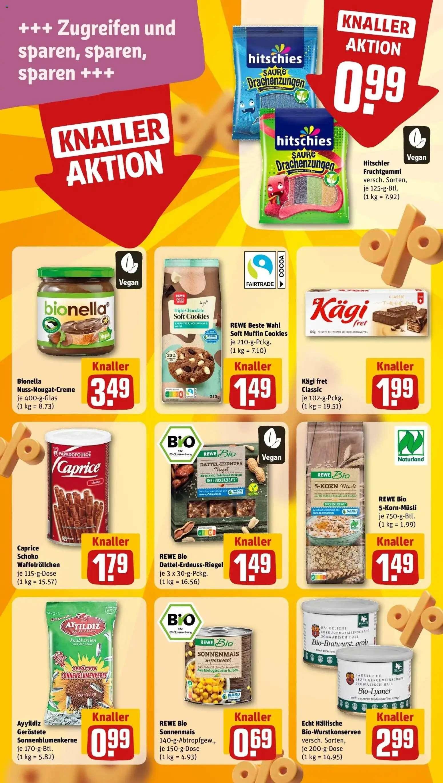 Rewe prospekt Konstanz	 – gültig ab 16.02.2026 | Seite: 22 | Produkte: Erdnüsse, Getreide