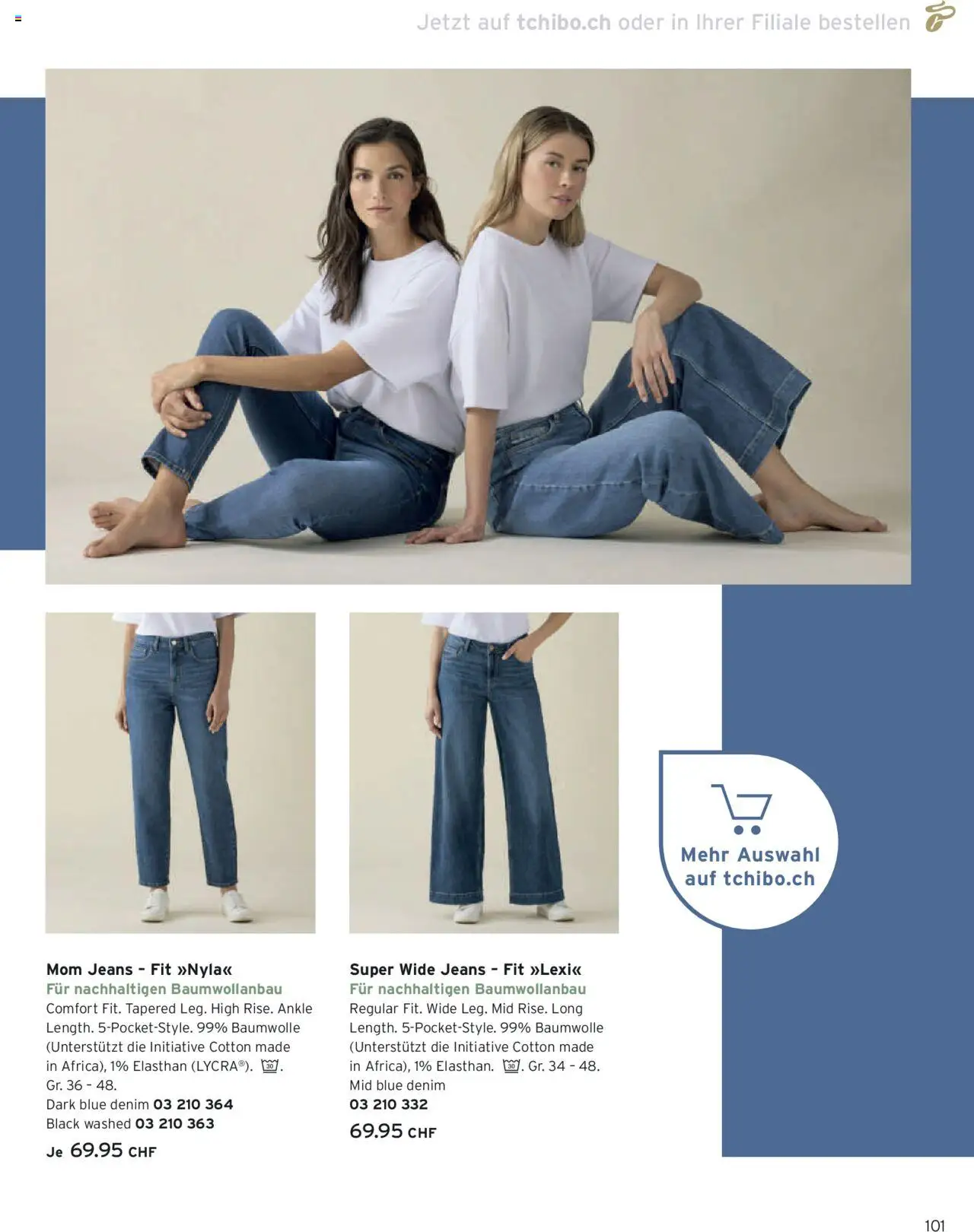Tchibo Aktionen Herbst – gültig ab 24.09.2025 | Seite: 101 | Produkte: Jeans