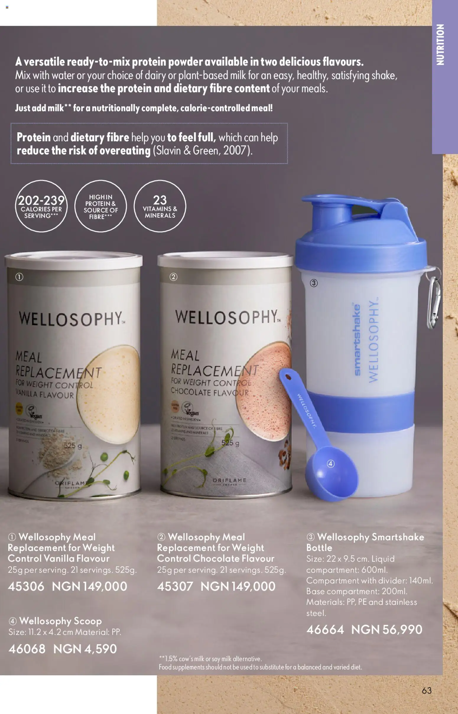 Oriflame Catalogue 2/2026 valid from 01.04.2026 | Page: 63 | Products: Water, Zápich, Milk, Powder