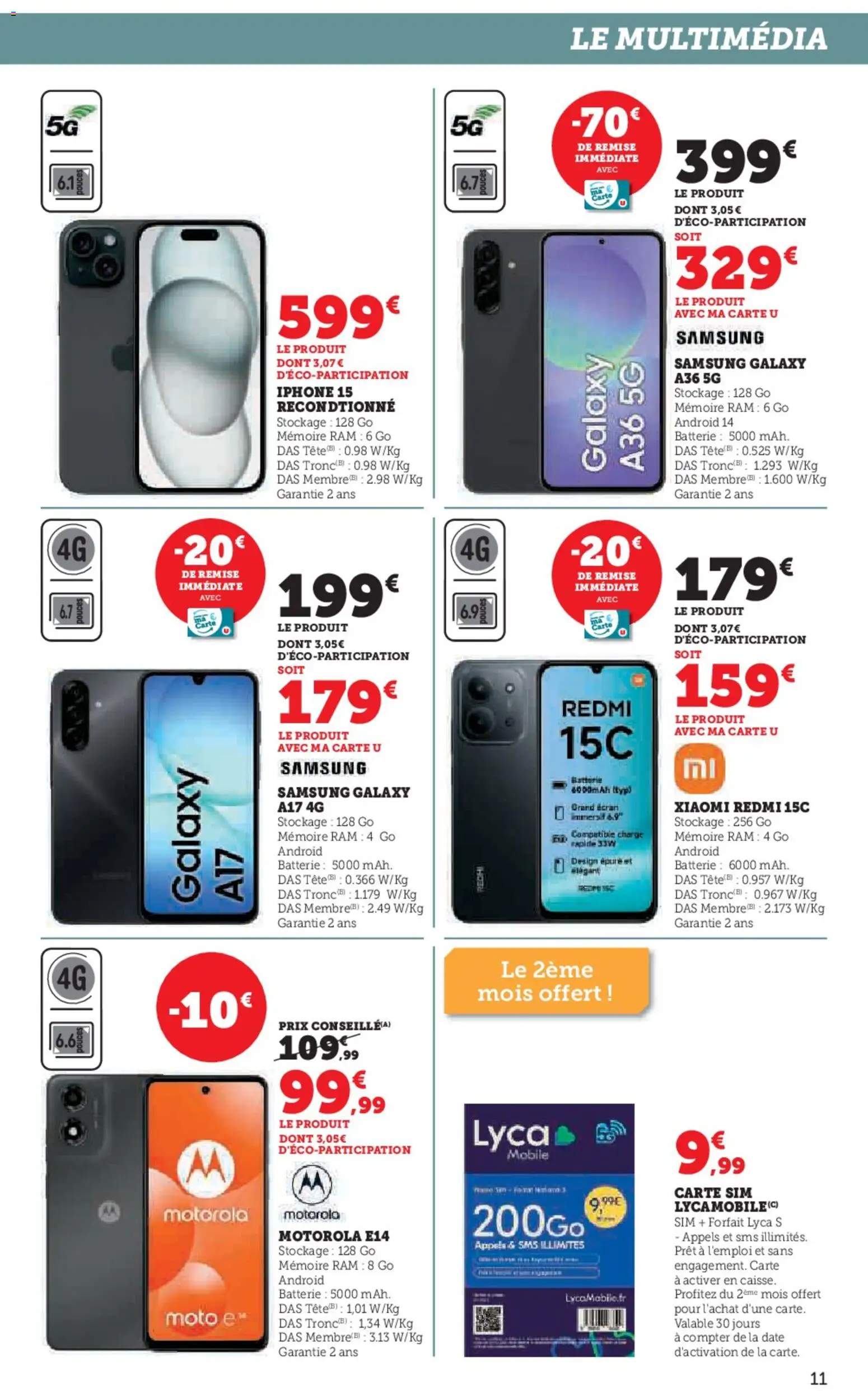 {H1} | Page: 11 | Produits: Batterie, Iphone 15, Iphone, Mémoire RAM