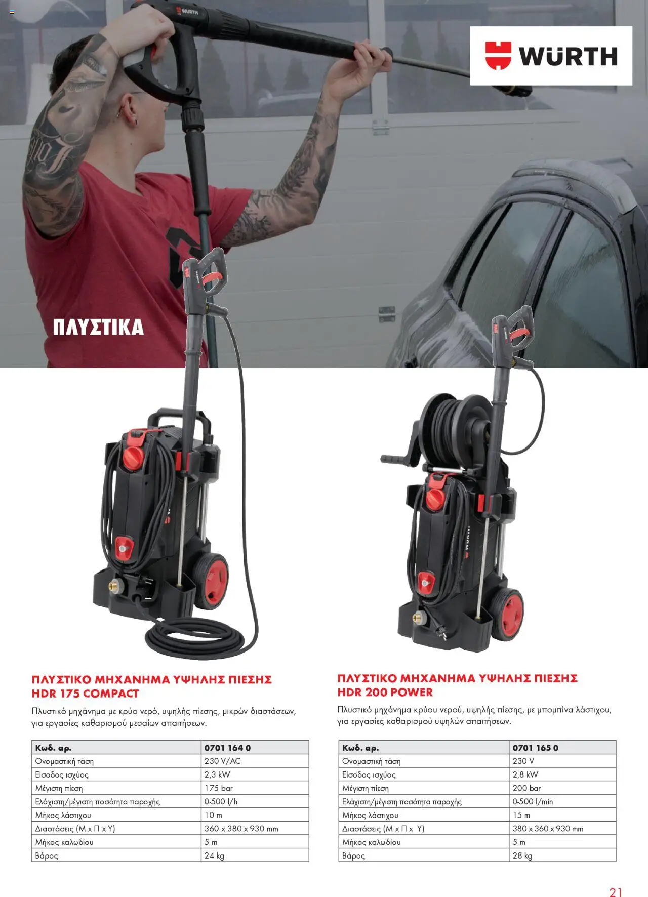 WURTH - Garage Equipment – σε ισχύ από 01.10.2025 | Σελίδα: 21