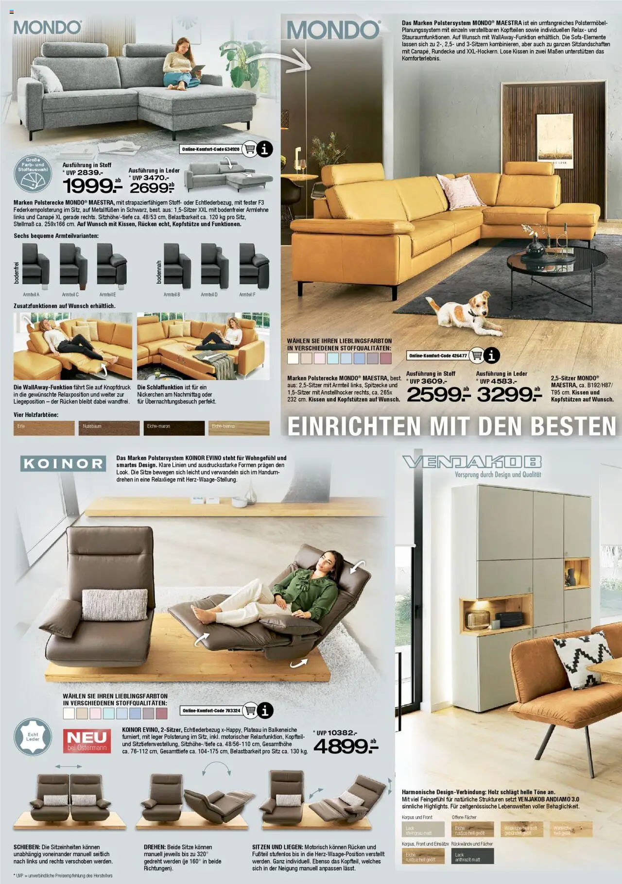 Ostermann Prospekt 	 – gültig ab 11.10.2025 | Seite: 4 | Produkte: Relaxliege, Kissen
