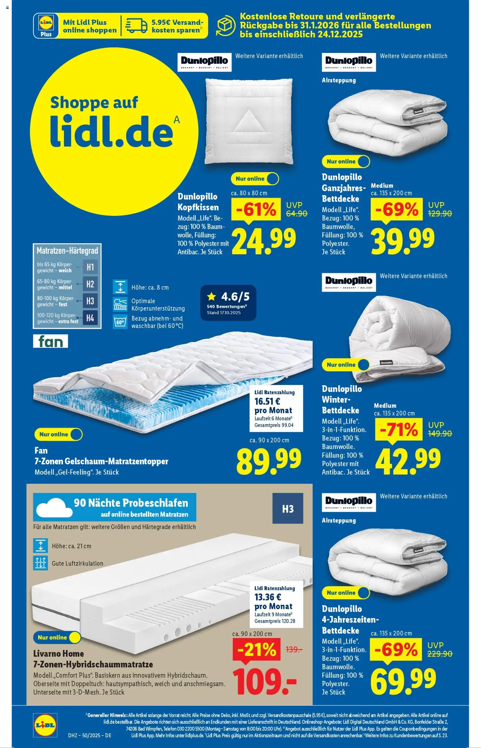 Lidl - Prospekt – gültig ab 08.12.2025 | Seite: 28 | Produkte: Gewicht, Bad, Bettdecke, Telefon