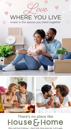 House and Home specials catalogue – valid from 09.02.2026