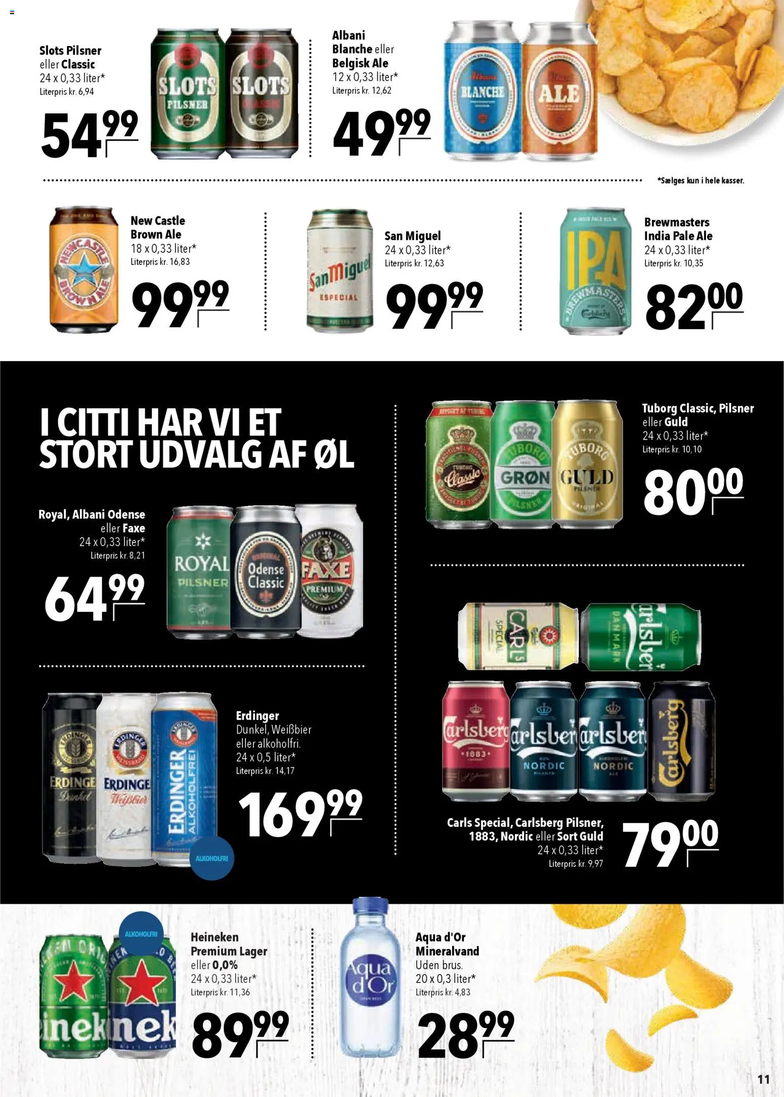 CITTI Markt Dänemark-Werbung – gültig ab 15.04.2026 | Seite: 11 | Produkte: Erdinger, Carlsberg, Öl, Heineken