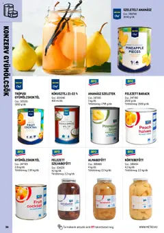 SZELETELT ANANÁSZ, Ananász szeletek könnyű szirupban - amely érvényes a következő dátumtól: 01.06.2025 | Oldal: 34 | Termékek: Kókusztej, Ananász, Szilvabefőtt