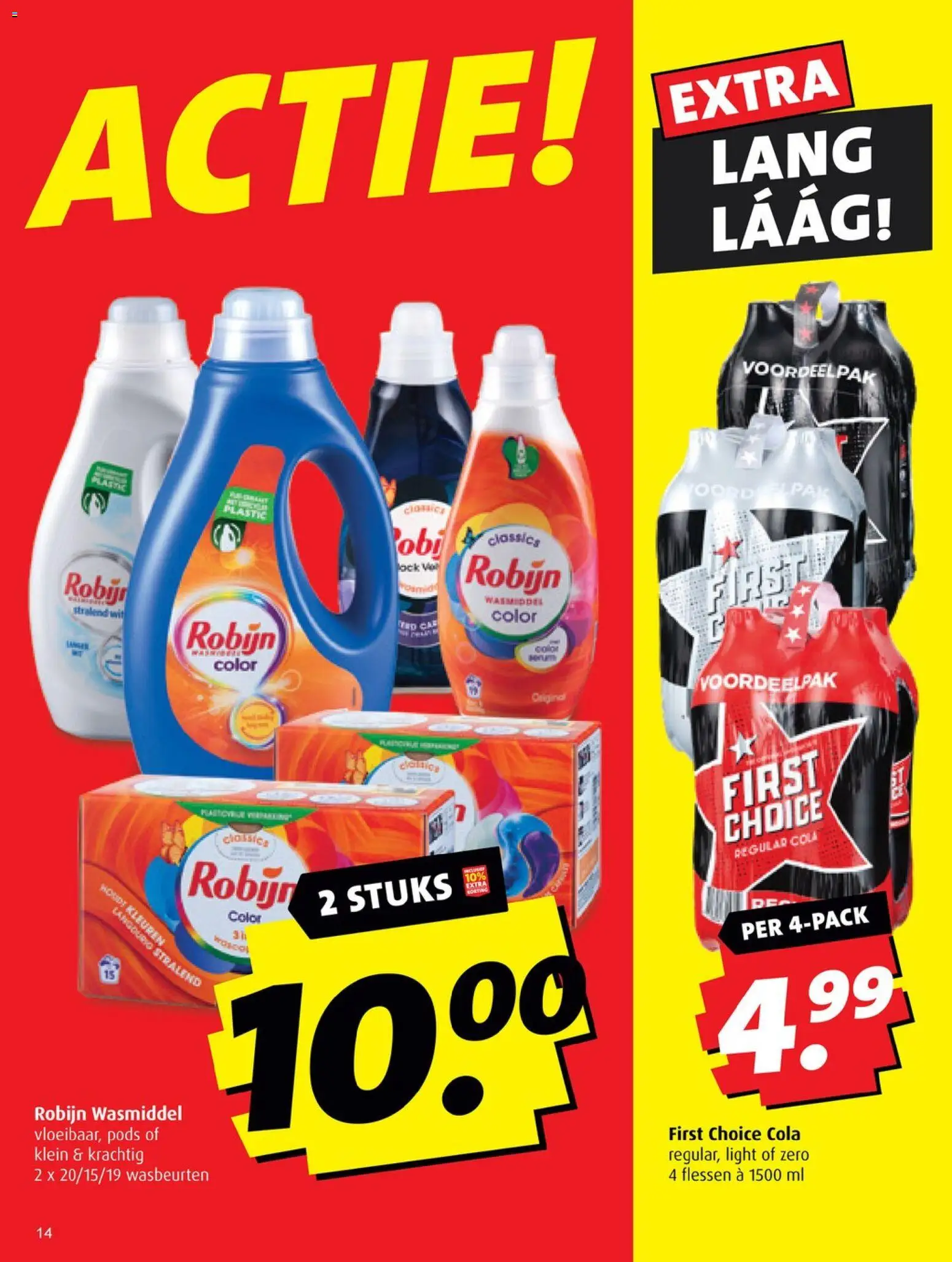 {H1} | Pagina: 14 | Producten: Wasmiddel, Robijn