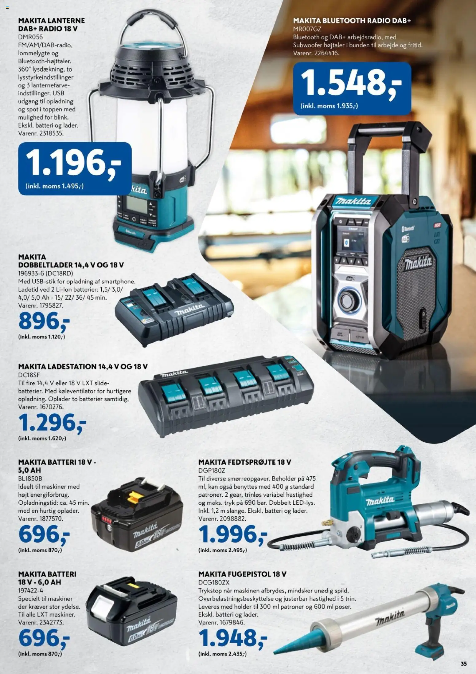 Davidsen tilbudsavis – gyldig fra 30.03.2026 | Side: 35 | Produkter: Batterier, USB, Radio, Batteri