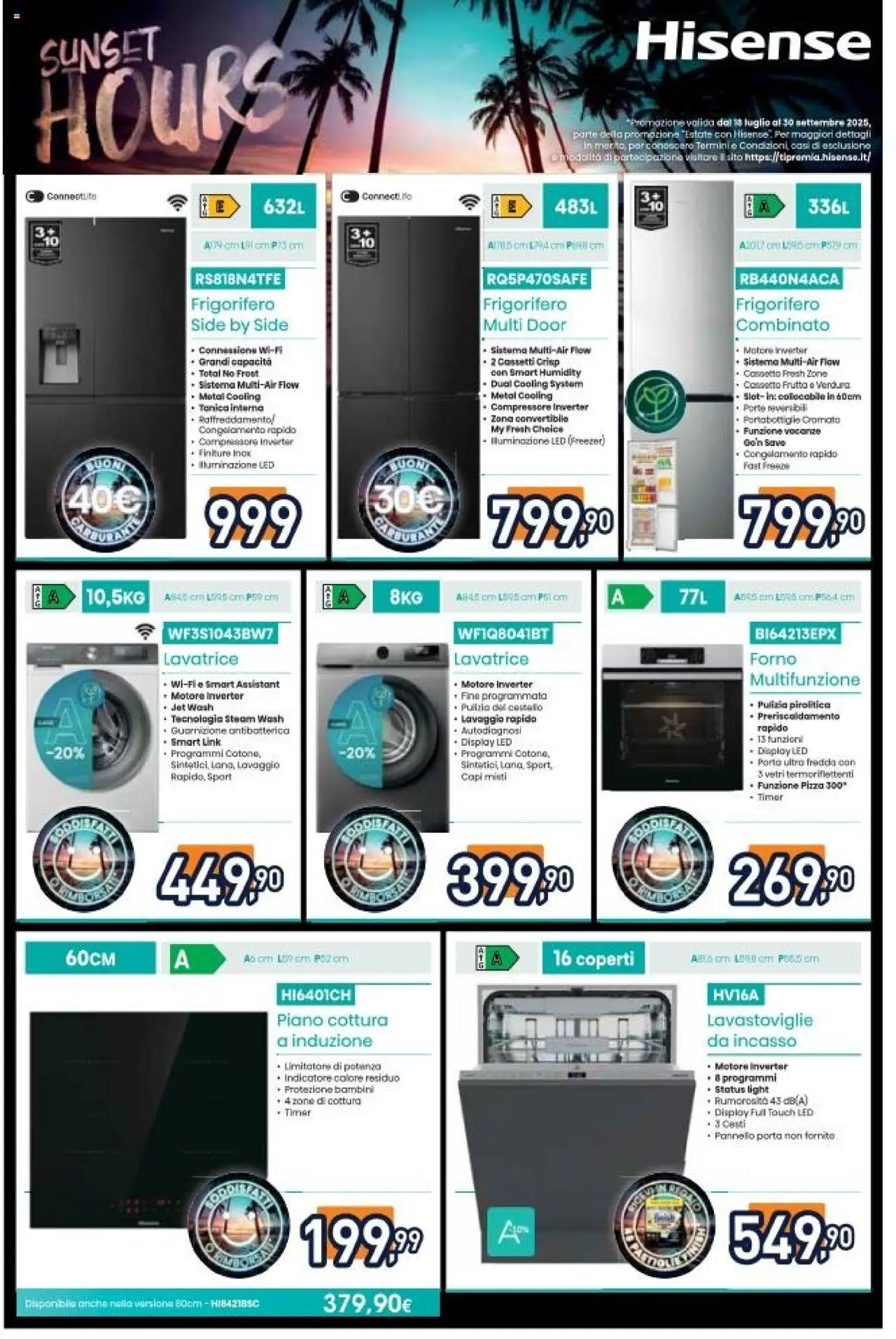 Volantino Unieuro del 22.08.2025 | Pagina: 41 | Prodotti: Frutta, Freezer, Lavastoviglie, Frigorifero
