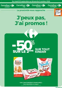 Carrefour City - Prévisualisation de Carrefour City catalogue j'peux pas, j'ai promos ! valide à partir de 23.09.2025