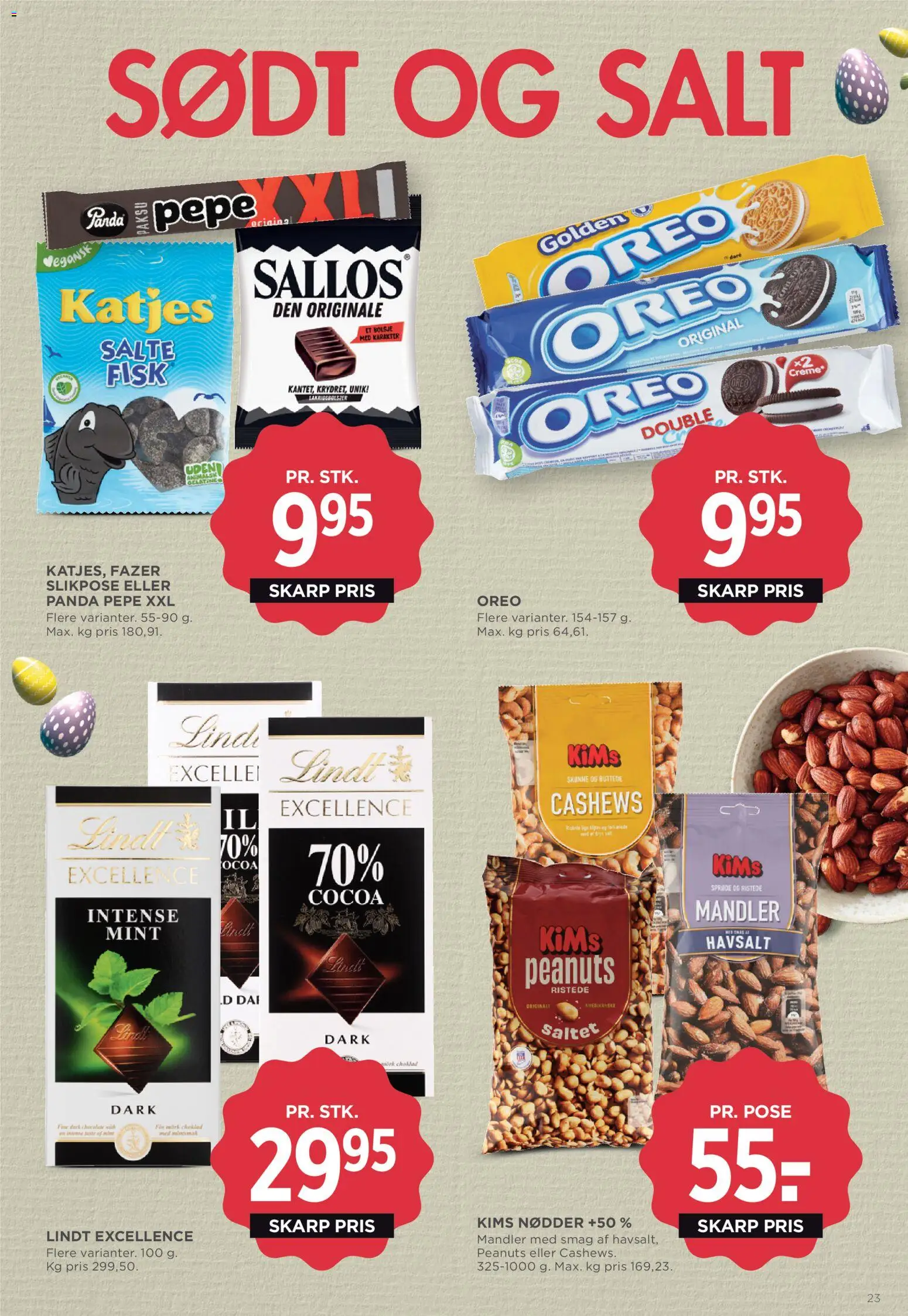 Meny tilbudsavis – gyldig fra 20.03.2026 | Side: 33 | Produkter: Fisk, Peanuts, Mandler, Salt