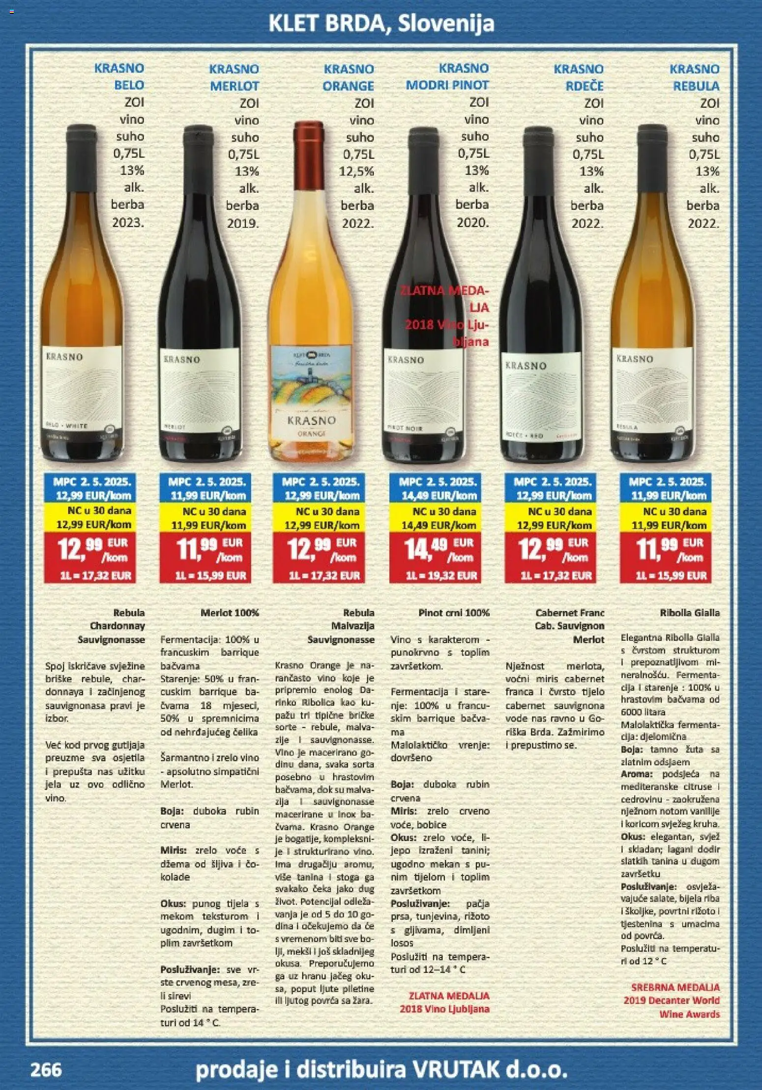 Vrutak katalog | vrijedi od 01.11.2025 | Stranica: 266 | Proizvodi: Rižoto, Riba, Tjestenina, Šljiva