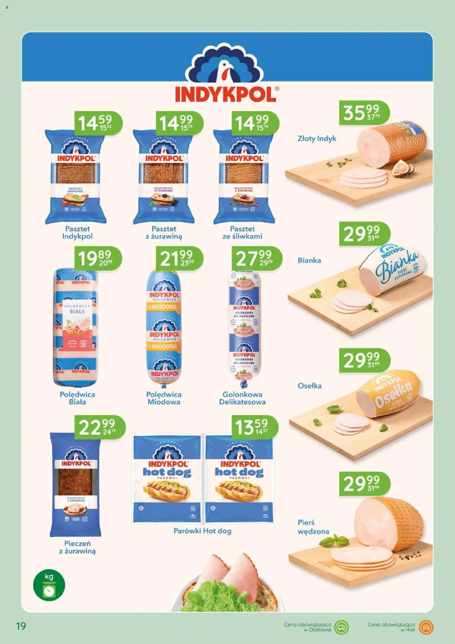 Eurocash gazetka - Katalog Wędlin od 02.04.2026 | Strona: 19 | Produkty: Osełka, Parówki, Żurawina