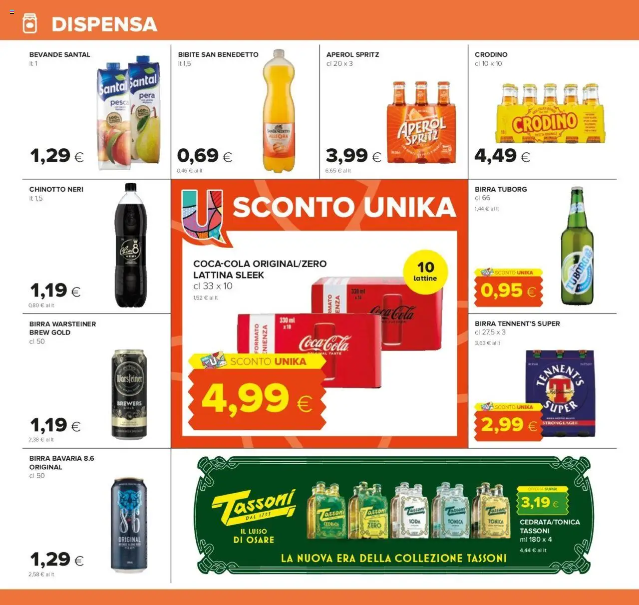 Volantino Oasi del 24.07.2025 | Pagina: 20 | Prodotti: Tennent's, Birra, Aperol, Cedrata