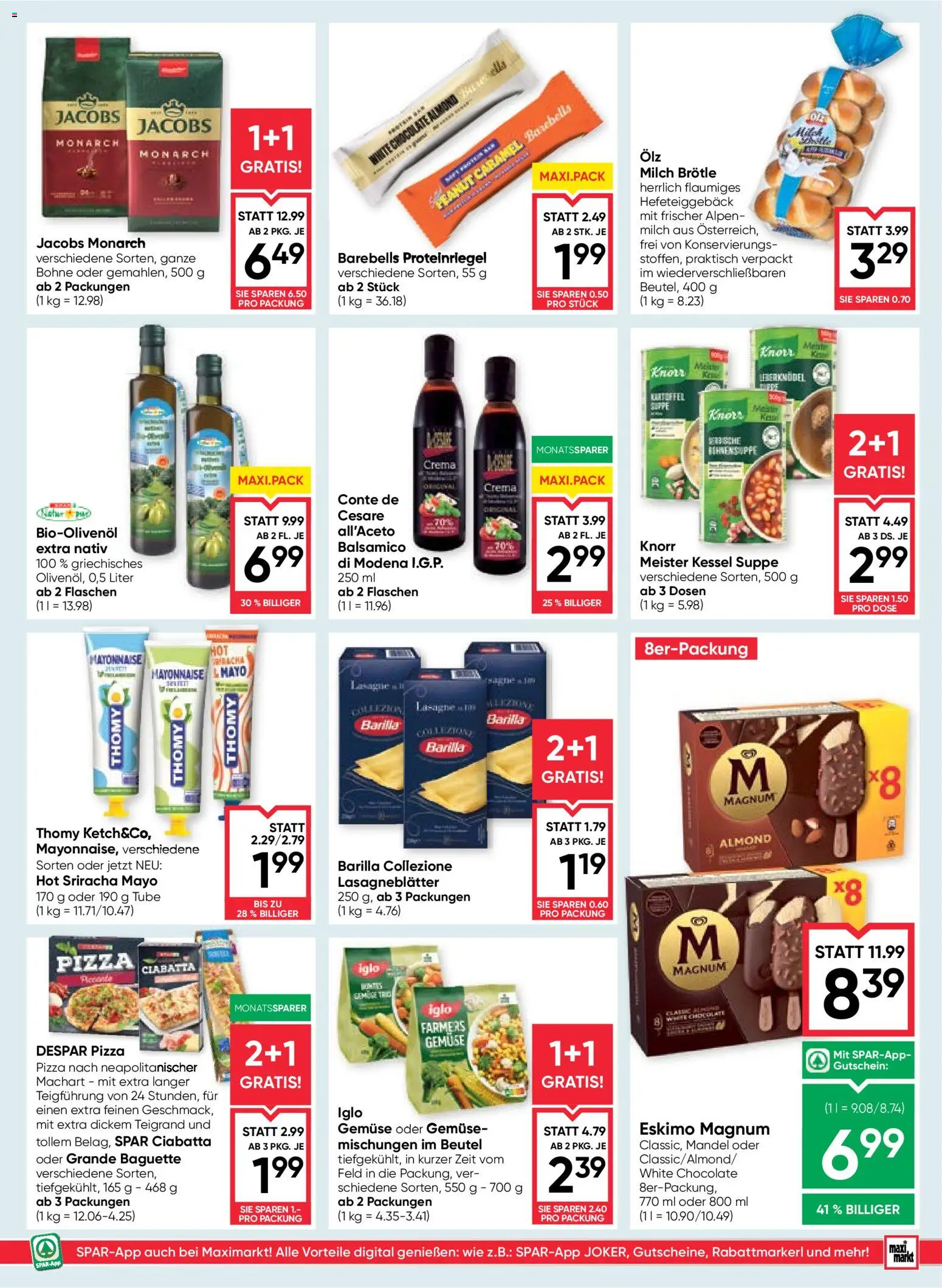 Maximarkt Flugblatt gültig ab 16.04.2026 | Seite: 11 | Produkte: Gemüse, Mayonnaise, Milch, Pizza