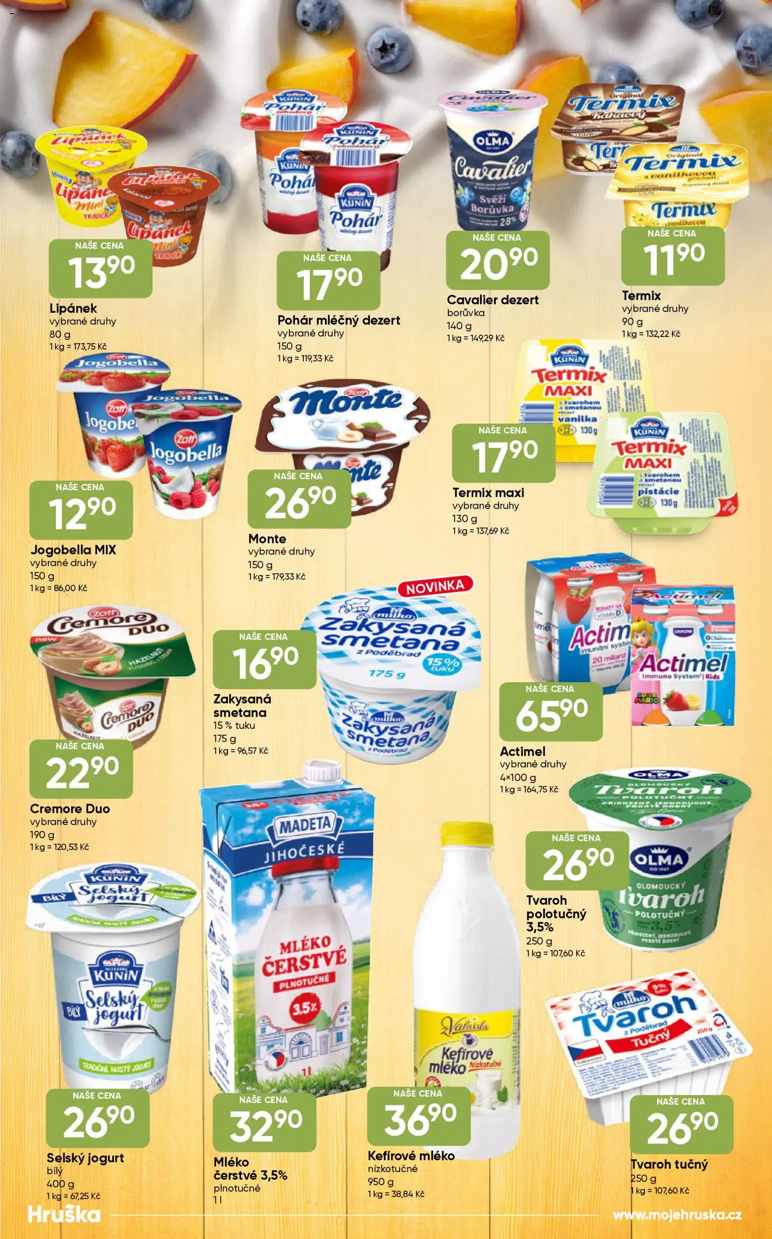 Hruška katalog od 17.02.2026 | Strana: 9 | Produkty: Lipánek, Termix, Pohár, Actimel