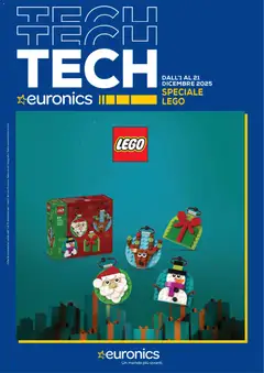 Anteprima del volantino Euronics Lego catalogo valido a partire dal 01.12.2025
