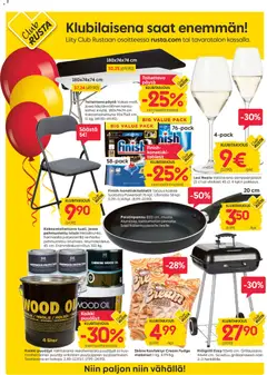 Rusta-mainoslehti voimassa 23.03.2026 alkaen | Sivu: 2 | Tuotteet: Pöytä, Paistinpannu, Hiiligrilli