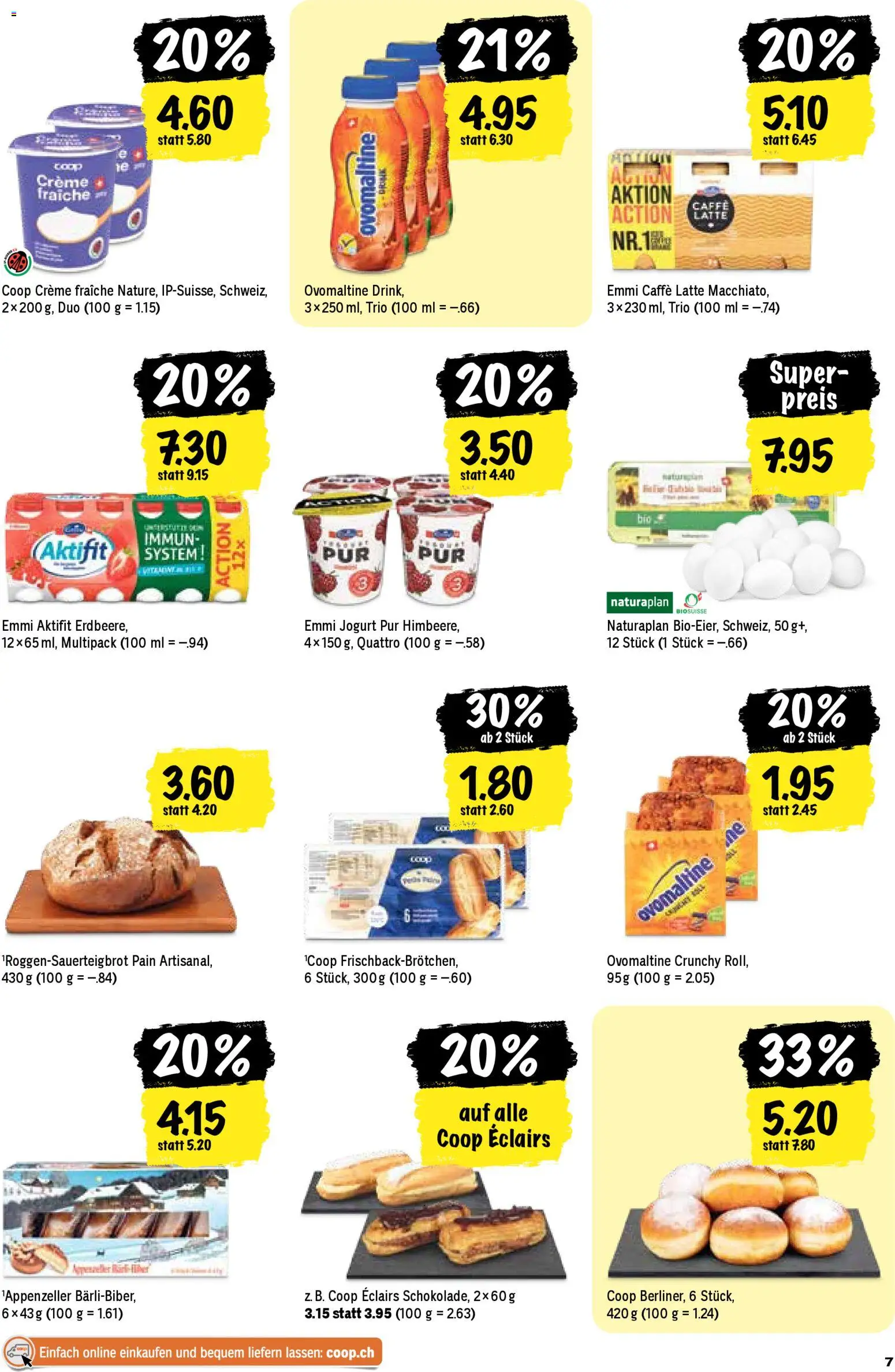 Coop Aktionen – gültig ab 15.01.2026 | Seite: 7 | Produkte: Donuts, Schokolade, Himbeere, Creme