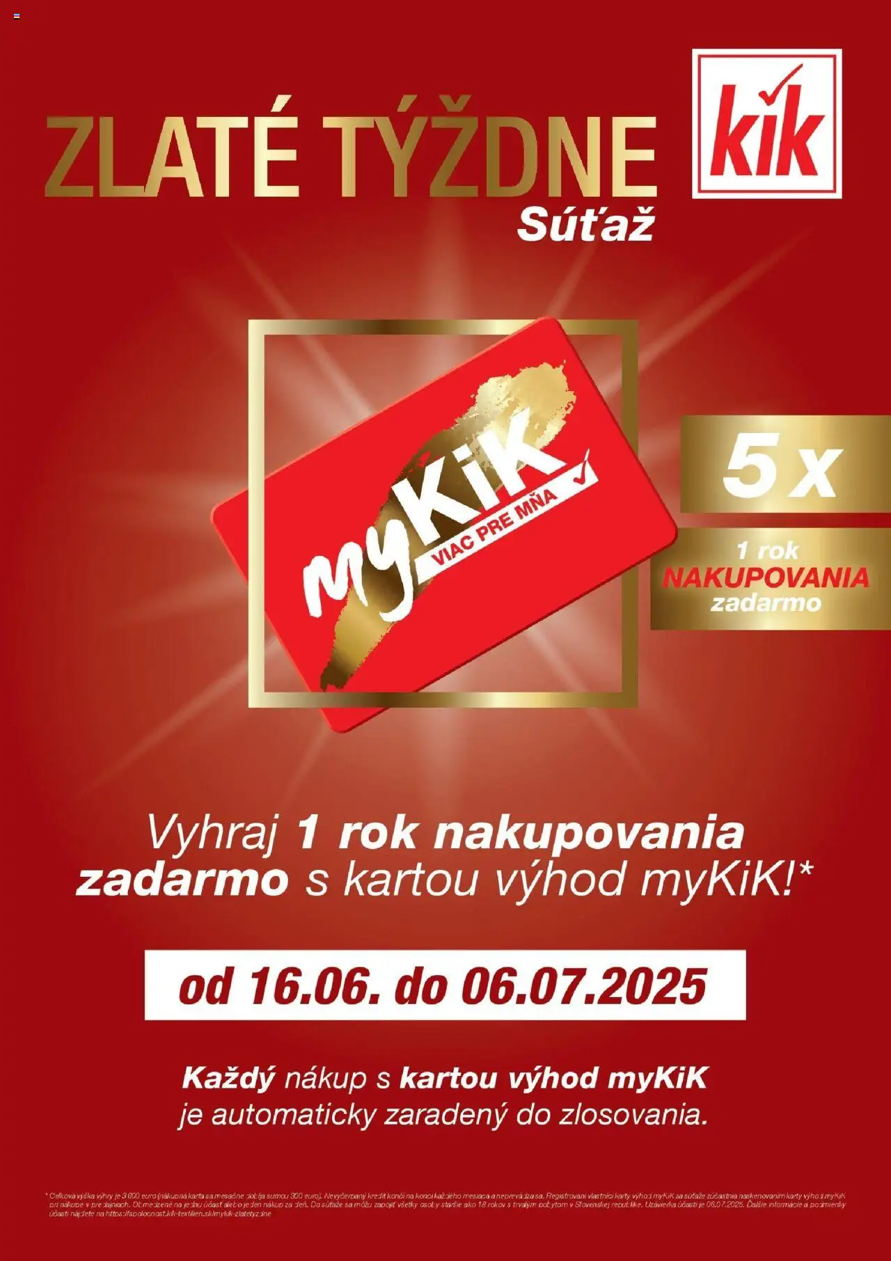 Kik - KiK leták platný do 06.07.2025 │ platný od 16.06.2025 | Strana: 1