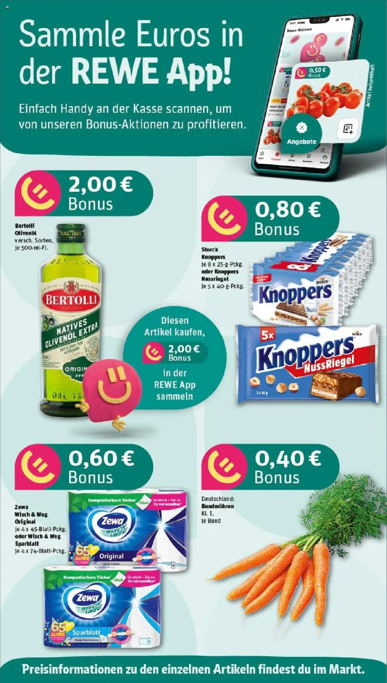 Rewe prospekt Rüsselsheim / Hassloch	 - gültig ab dem 11.08.2025 | Seite: 2 | Produkte: Olivenol, Zewa, Haferdrink, Knoppers