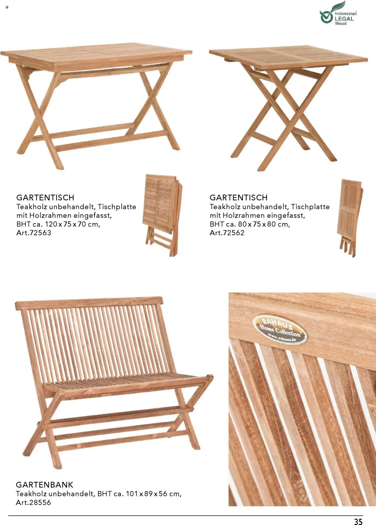 Rahaus Prospekt Gartenmöbel – gültig ab 07.04.2025 | Seite: 35