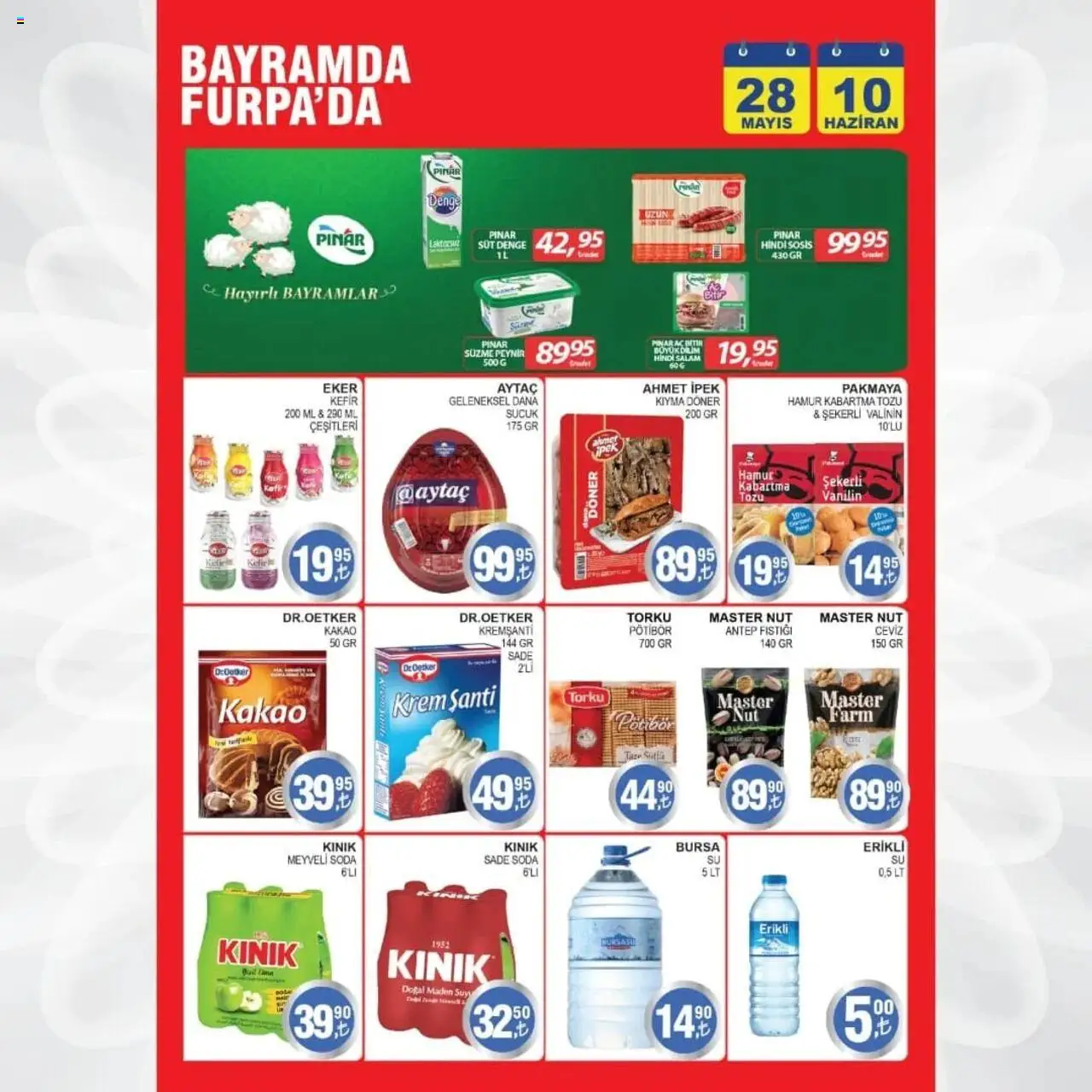 Furpa Bayramda Furpa'da - 28.05.2025 tarihinden itibaren geçerlidir | Sayfa: 3 | Ürünler: Krem, Peynir, Süzme peynir, Ceviz