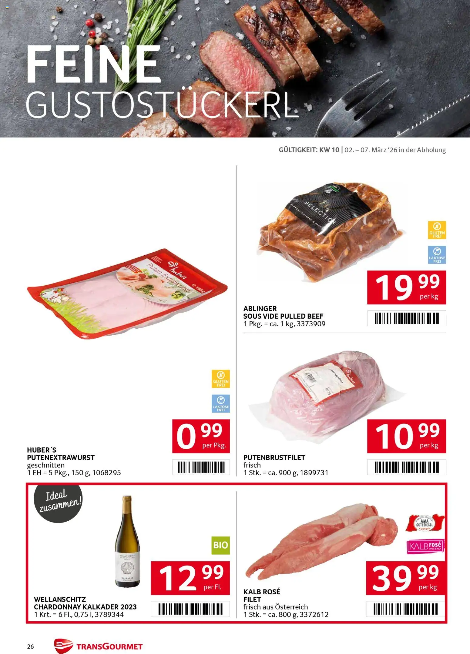 Transgourmet Flugblatt gültig ab 02.03.2026 | Seite: 25