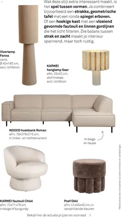 KARWEI - Woonspecial Meublels 2025 - Voorbeeld van een folder van KARWEI, geldig van 29.09.2025 | Pagina: 21 | Producten: Gordijnen, Spel, Fauteuil, Tafel