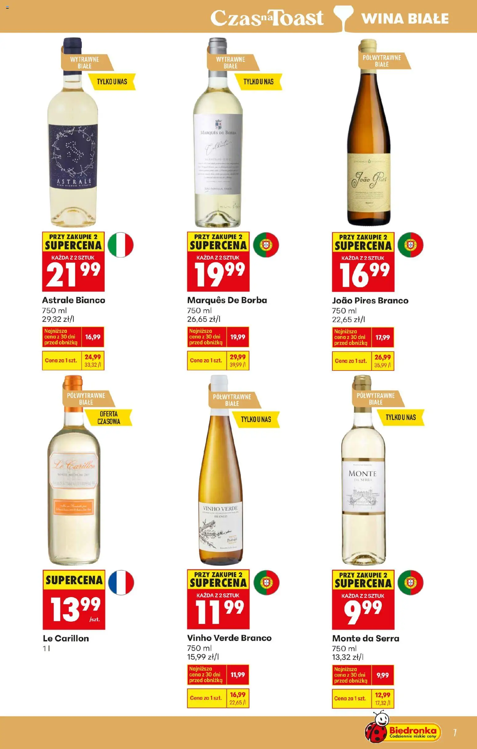 Biedronka gazetka - Czas na toast od 02.01.2026 | Strona: 7