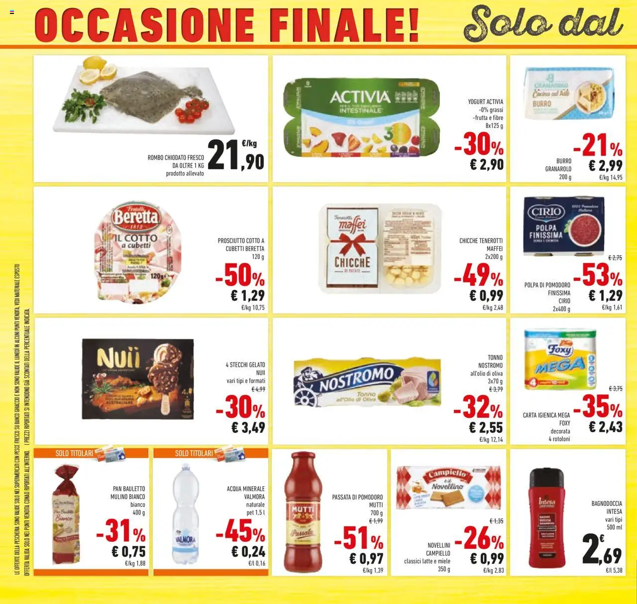 Volantino Conad del 10.09.2025 | Pagina: 44 | Prodotti: Yogurt, Frutta, Olive, Miele