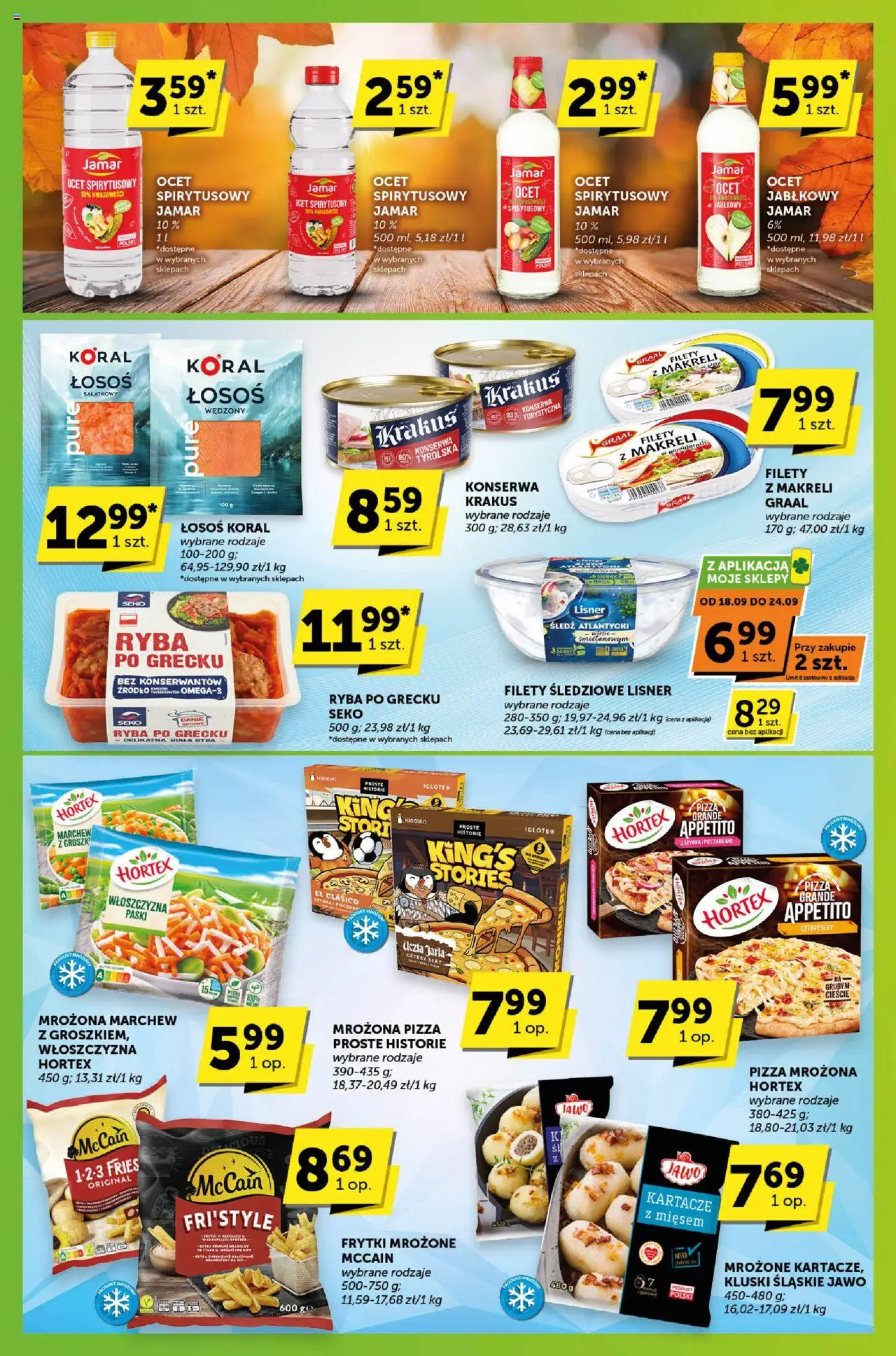 Groszek Gazetka - Sprawdź, co więcej od 18.09.2025 | Strona: 3 | Produkty: Śledź, Kluski śląskie, Frytki mrożone, Frytki