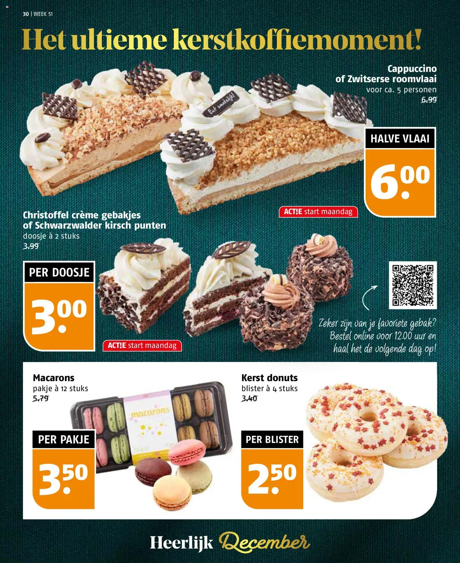 {H1} | Pagina: 30 | Producten: Donuts, Gebak, Crème, Cappuccino