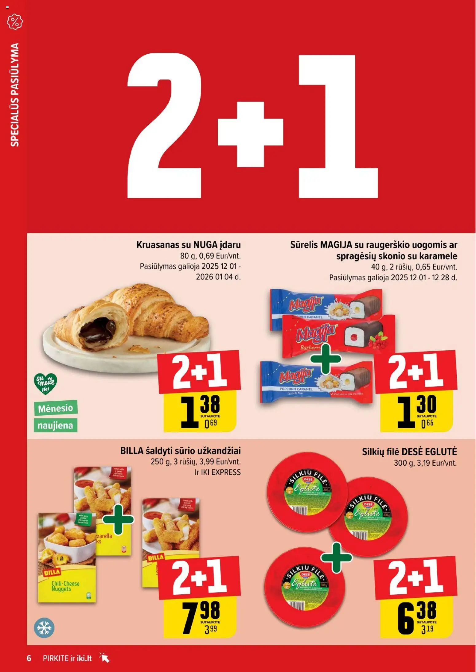 IKI akcijos nuo 22.12.2025 | Puslapis: 6 | Prekių: Sūrelis