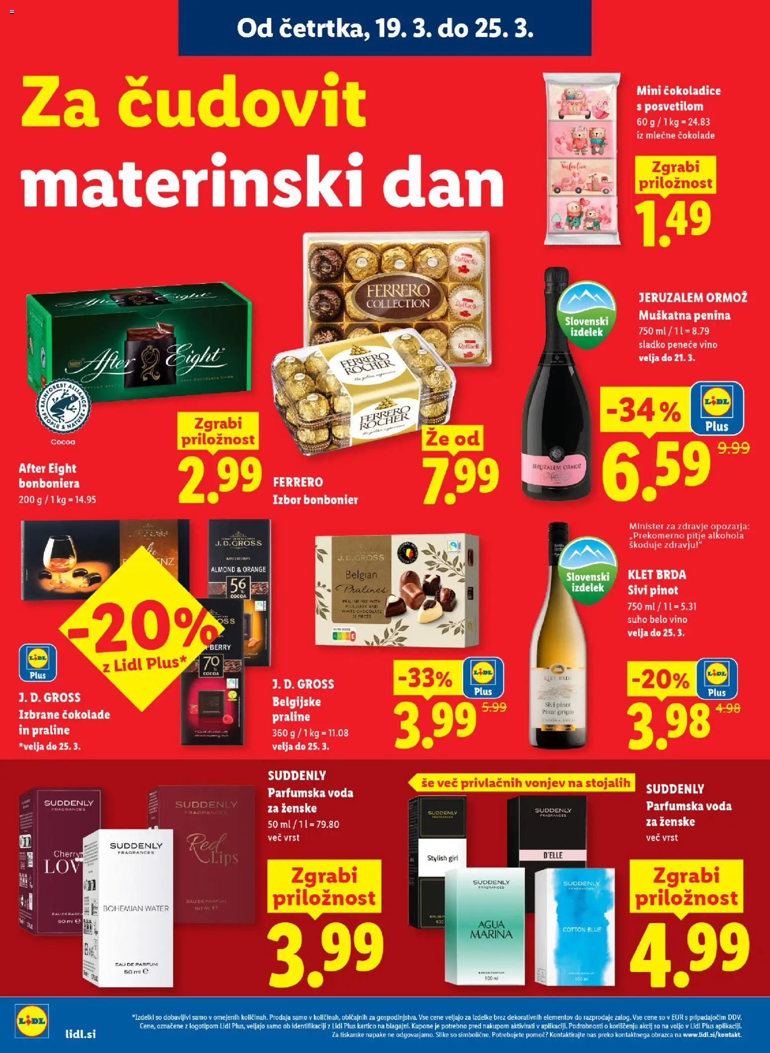 Novi Lidl katalog ponudbe – veljaven od 19.03.2026 | Stran: 18 | Izdelki: Parfum, Penina, Vino, Parfumska voda