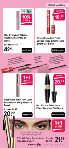 Etos folder - Beauty special - Voorbeeld van een folder van Etos, geldig van 06.04.2026 | Pagina: 7 | Producten: Borstel, Mascara