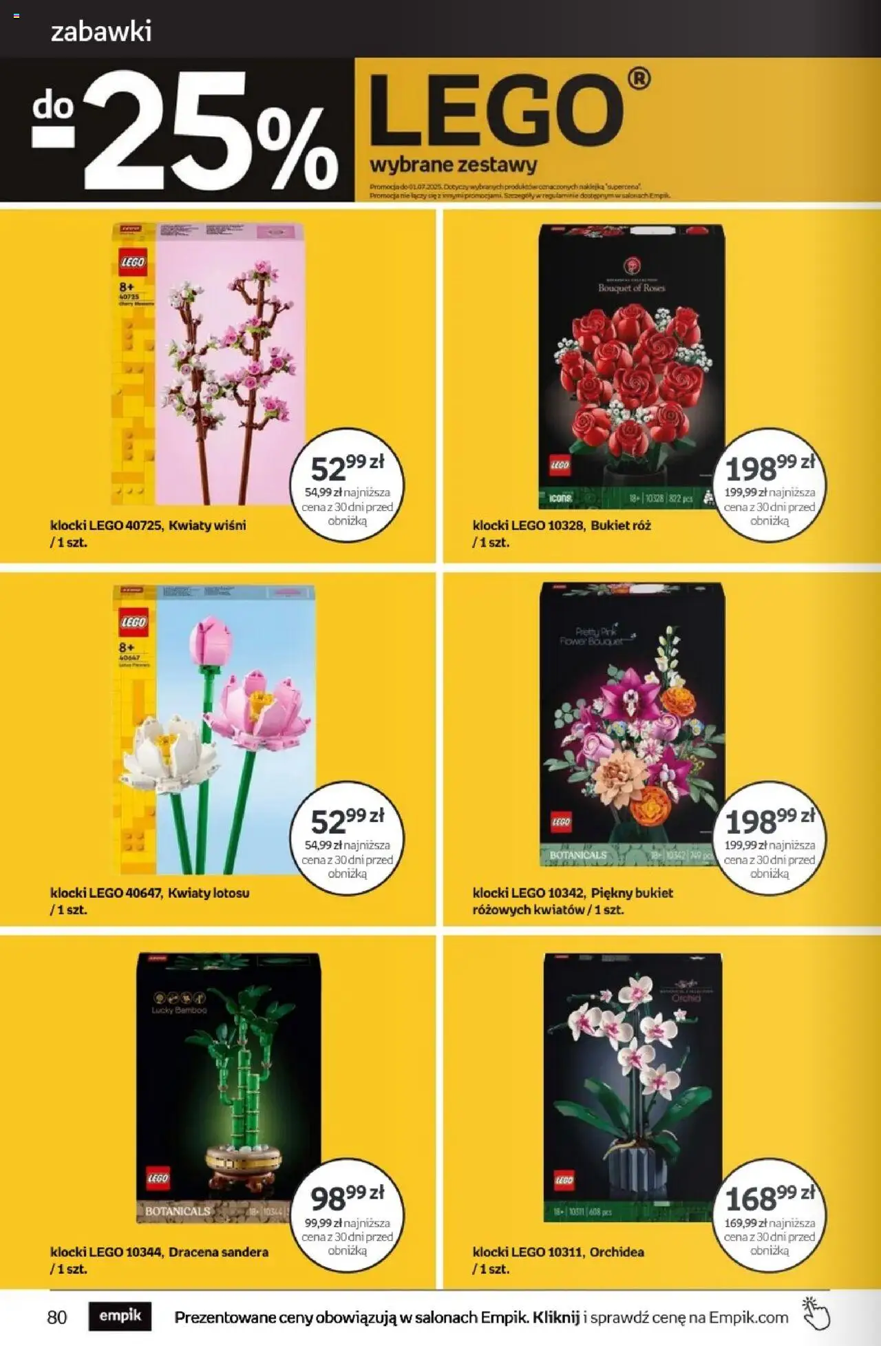 Empik promocje od 18.06.2025 | Strona: 80 | Produkty: Lego, Klocki Lego, Róż, Kwiaty