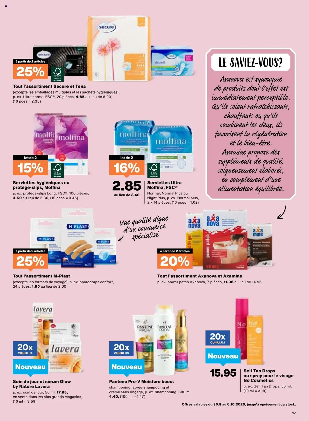 Migros Aktionen FR – gültig ab 30.09.2025 | Seite: 17 | Produkte: Serum, Creme