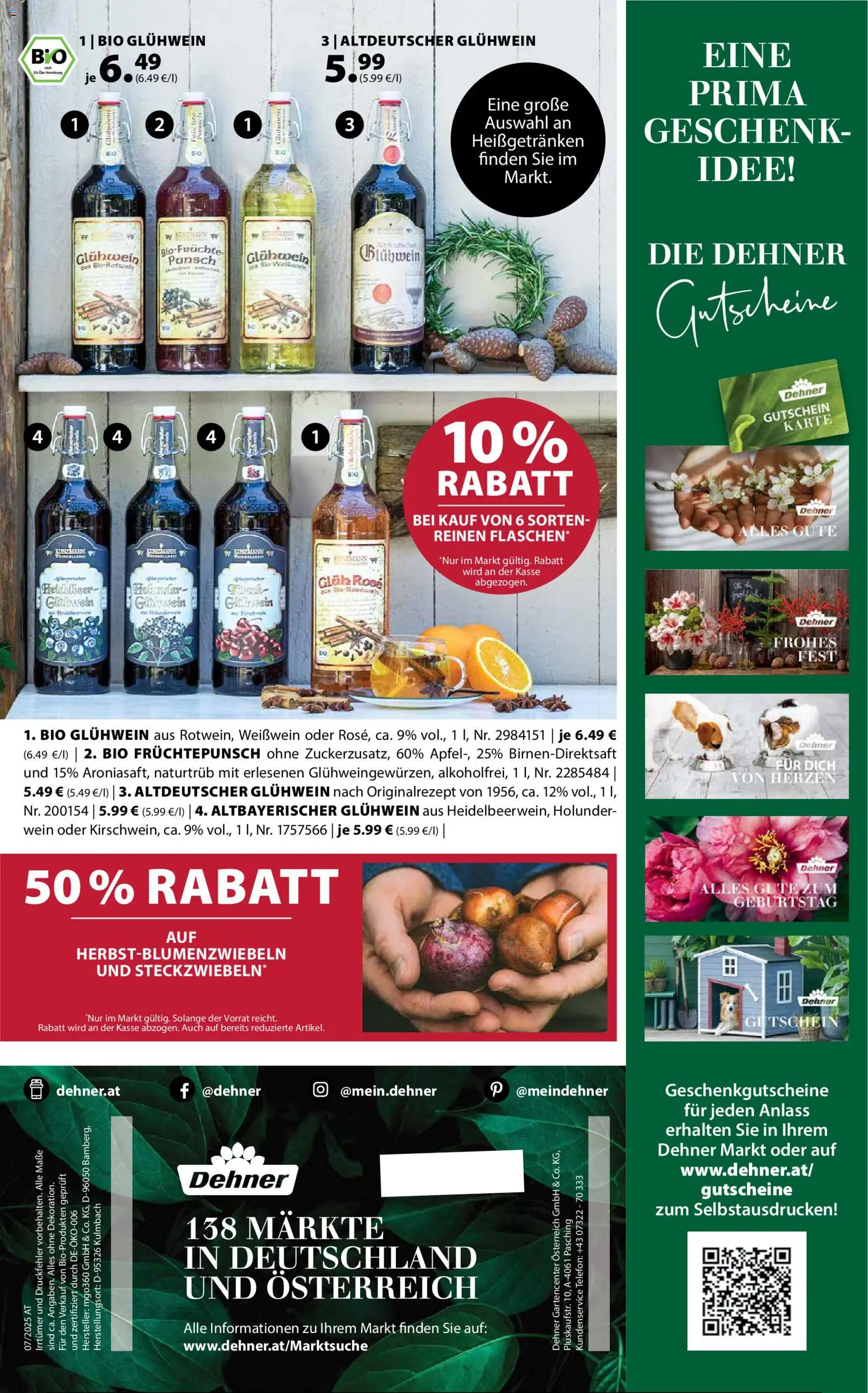 Dehner Advents Zauber gültig ab 19.11.2025 | Seite: 16 | Produkte: Häränliha, Wein